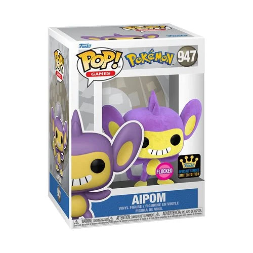 [PRE-ORDER] Funko POP! Games: Pokemon #947 - Aipom (Flocked) (Specialty Series Exclusive)