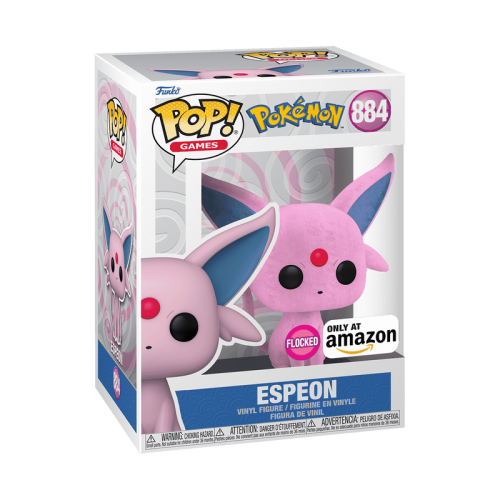 Funko POP! Games: Pokemon #884 - Espeon (Flocked) (Amazon Exclusive)