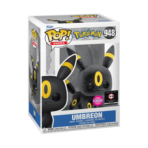 Funko POP! Games: Pokemon #948 - Umbreon (Flocked) (Chalice Collectibles Exclusive)