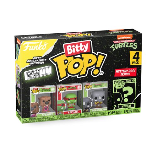 Funko POP! Teenage Mutant Ninja Turtles - Splinter Bitty Pop! (Mini-Figure 4-Pack)