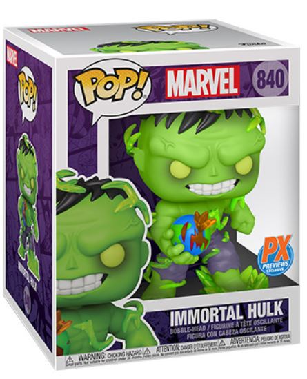 Funko POP! Marvel #840 - 6" Immortal Hulk (PX Previews Exclusive)