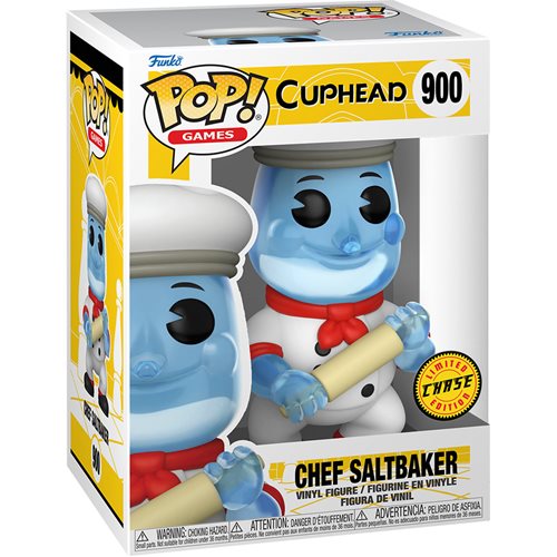 Funko POP! Games: Cuphead #900 - Chef Saltbaker (Common + Chase Bundle)