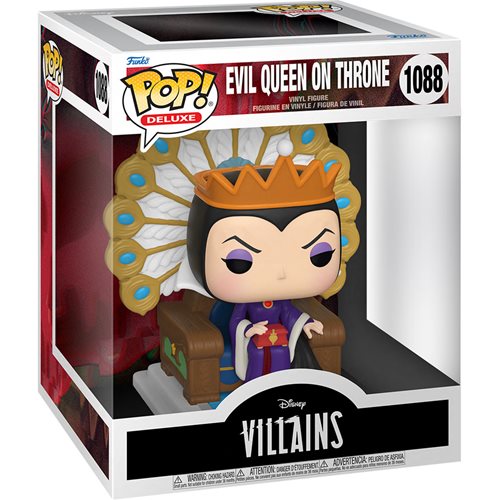 Funko POP! Disney: Disney Villains #1088 - Evil Queen on Throne (Deluxe set)