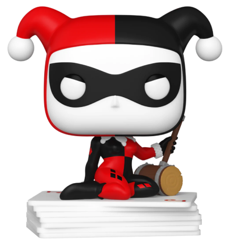 Funko POP! Heroes: Harley Quinn 30th Anniversary #454 - Harley Quinn with Cards (Gamestop Exclusive)