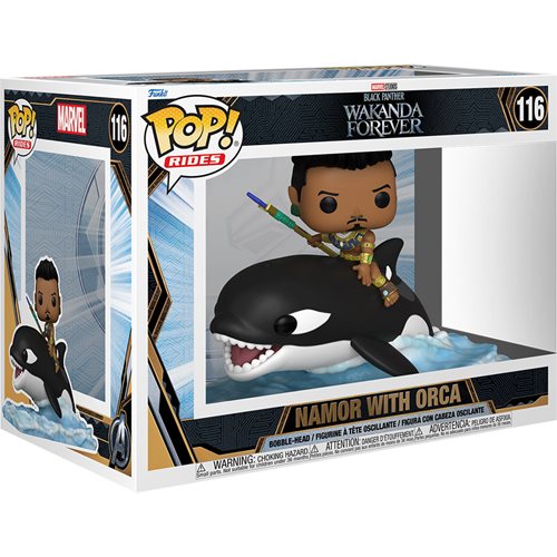 Funko POP! Rides: Black Panther Wakanda Forever #116 - Namor with Orca