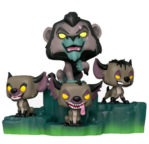 Funko POP! Disney: Villains Assemble #1204 - Scar with Hyenas (Hot Topic Exclusive)