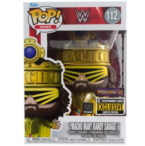 Funko POP! WWE #112: "Macho Man" Randy Savage (Metallic) (Entertainment Earth Exclusive)
