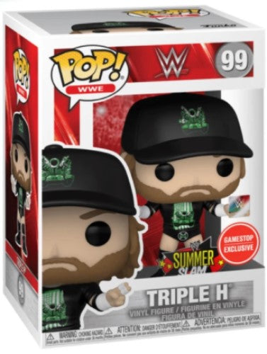Funko POP! WWE #99 - Triple H (with Summerslam Pin) (Gamestop Exclusive)