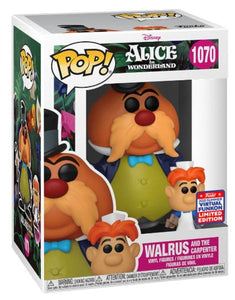 Funko POP! Disney: Alice in Wonderland #1070 - Walrus with The Carpenter (FunKon 2021 Summer Exclusive)