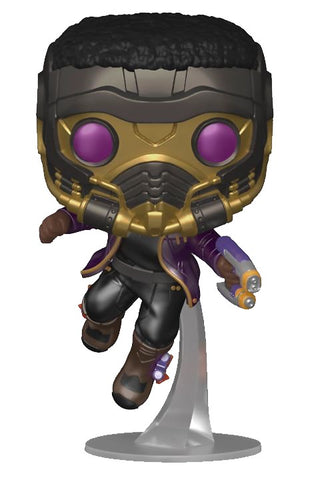 Funko POP! Marvel: What If...? #871 - T'Challa Star-Lord (Metallic) (Box Lunch Exclusive)