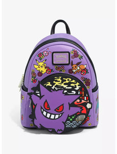 Loungefly Pokémon Gengar Floral Characters Mini Backpack (BoxLunch Exclusive)