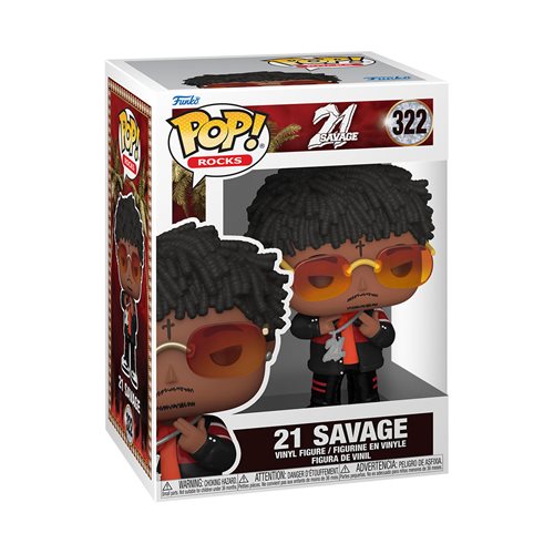 Funko POP! Rocks: 21 Savage #322 - 21 Savage