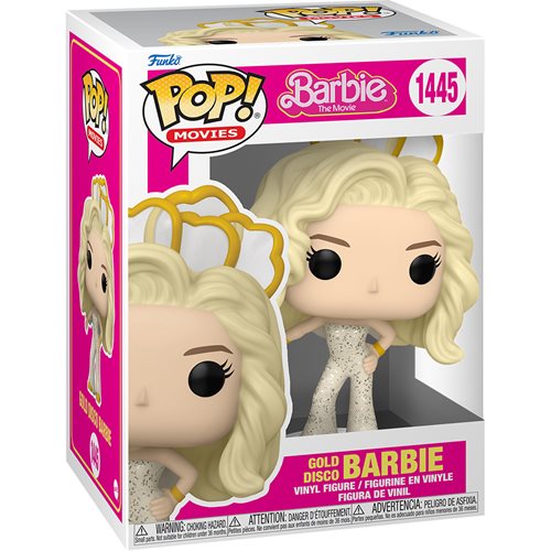 Funko POP! Movies: Barbie The Movie #1445 - Gold Disco Barbie