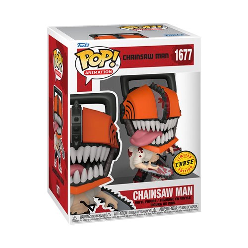 [PRE-ORDER] Funko POP! Animation: Chainsaw Man #1677 - Chainsaw Man (Common + Chase)