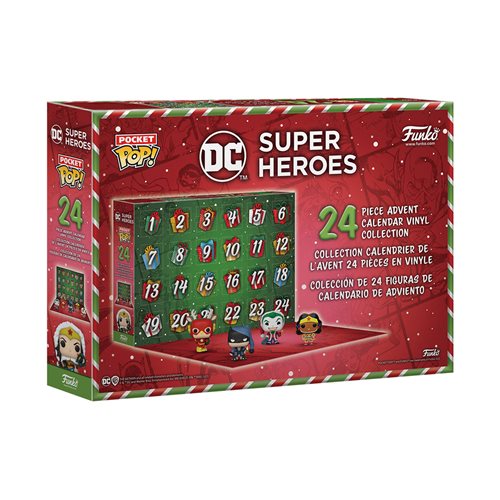 Funko Pocket POP Advent Calendar DC Comics 2023 Poppin The Box funko-pocket-pop-advent-calendar-dc-comics-2023-poppin-the-box