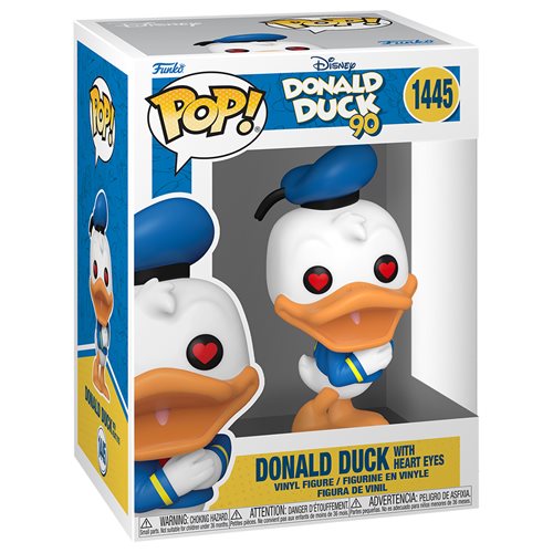 Funko POP! Disney: Donald Duck 90th Anniversary #1445 - Donald Duck with Heart Eyes