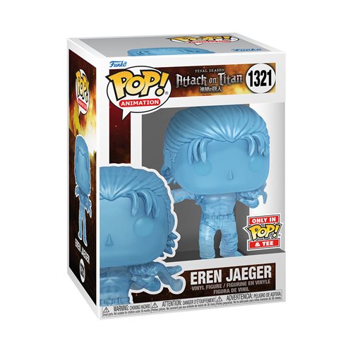 Funko POP! Animation: Attack on Titan #1321 - Eren Jaeger (Pop and Tee Bundle)