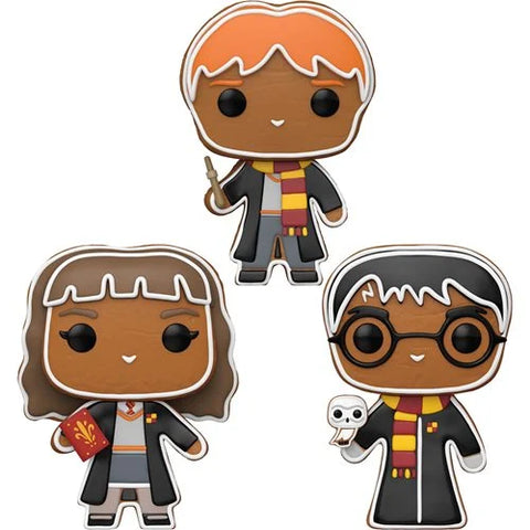 Funko POP! Harry Potter #175-177 - Harry Potter + Hermione Granger + Ron Weasley (Set of 3)