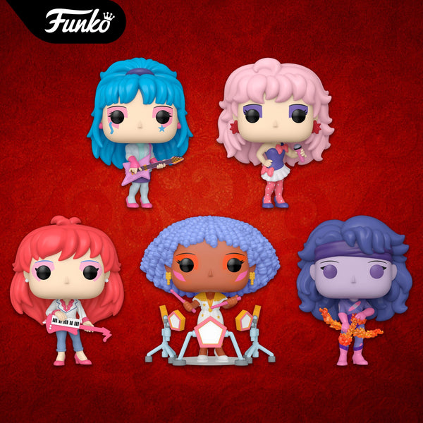 [PRE-ORDER] Funko POP! Animation: Jem and The Holograms #1787 - #1791 - Aja Leith + Jem + Kimber Benton + Shana Elmsford + Synergy (Set of 5)