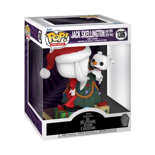 Funko POP! Disney: The Nightmare Before Christmas #1386 - Jack Skellington and Zero with Tree (Deluxe)