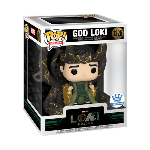 Funko POP! Marvel - Loki #1326 - God Loki (Deluxe) (Funko Shop Exclusive)