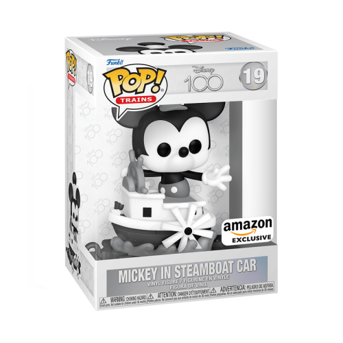 Funko POP! Trains: Disney 100 #19 - Mickey Mouse in Steam Engine (Amazon Exclusive)