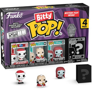 Funko POP! The Nightmare Before Christmas - Christmas Santa Jack Pop! (Mini-Figure 4-Pack)