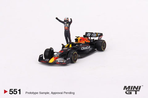 1/64 MiniGT Oracle Red Bull Racing RB18 #11 Sergio Pérez 2022 Monaco Prix Winner (MGT00551)