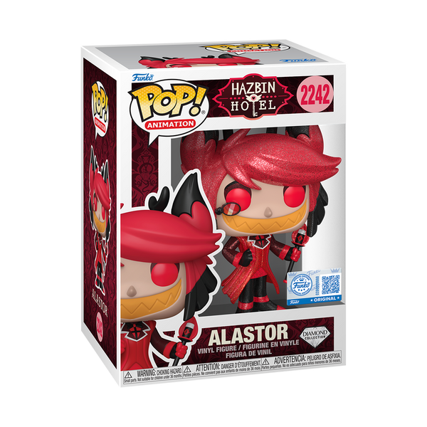 Funko POP! Animation: Hazbin Hotel #2242 - Alastor (Diamond Collection) (Hot Topic Exclusive)