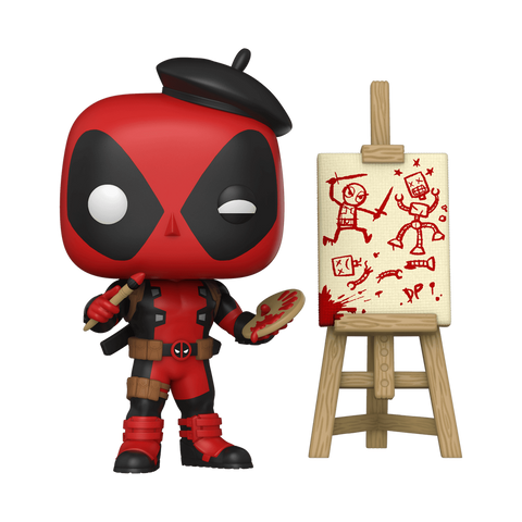 Funko POP! Marvel: Deadpool #887 - Artist Deadpool (Gamestop Exclusive)