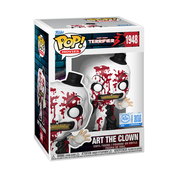Funko POP! Movies: Terrifier 3 #1948 - Art The Clown (Entertainment Earth Exclusive)