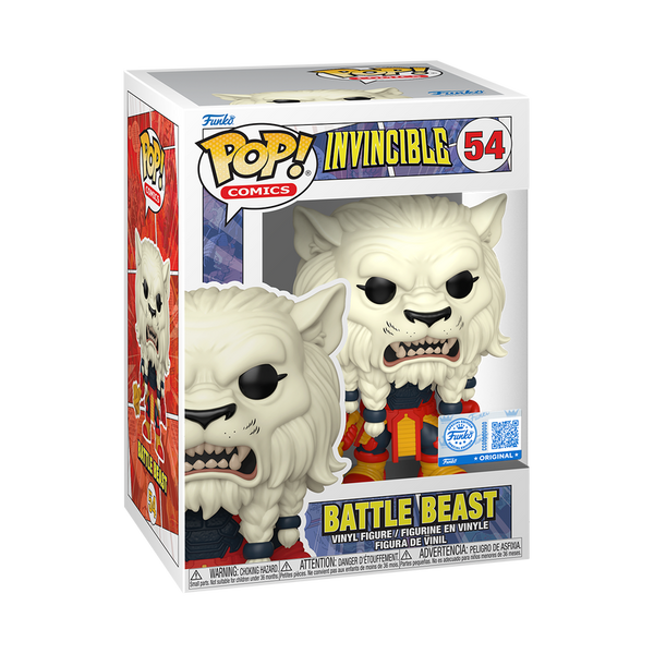 Funko POP! Comics: Invincible #54 - Battle Beast (Chalice Collectibles Exclusive)
