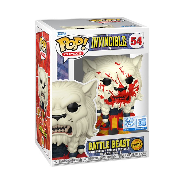 Funko POP! Comics: Invincible #54 - Battle Beast (Chalice Collectibles Exclusive) (Chase)
