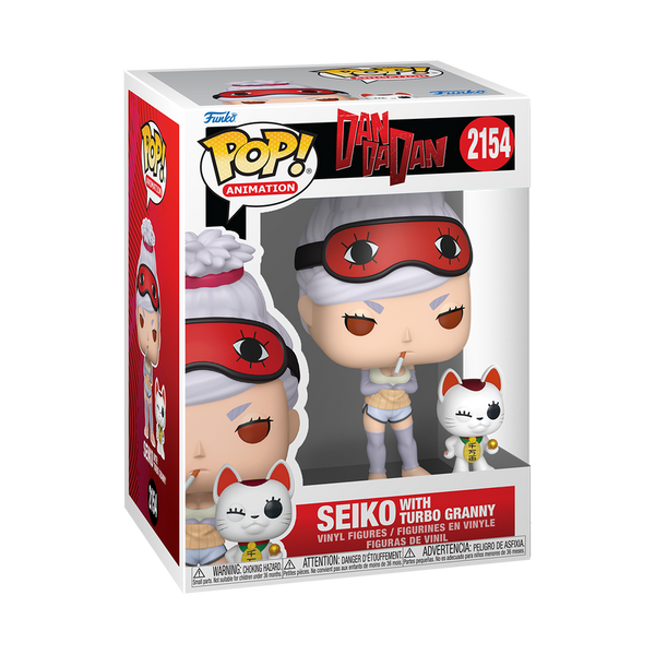Funko POP! Animation: Dan Da Dan #2154 - Seiko with Turbo Granny (Amazon Exclusive)