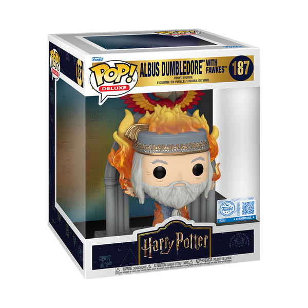 Funko POP! Harry Potter #187 - Albus Dumbledore with Fawkes (Funko Shop Exclusive)