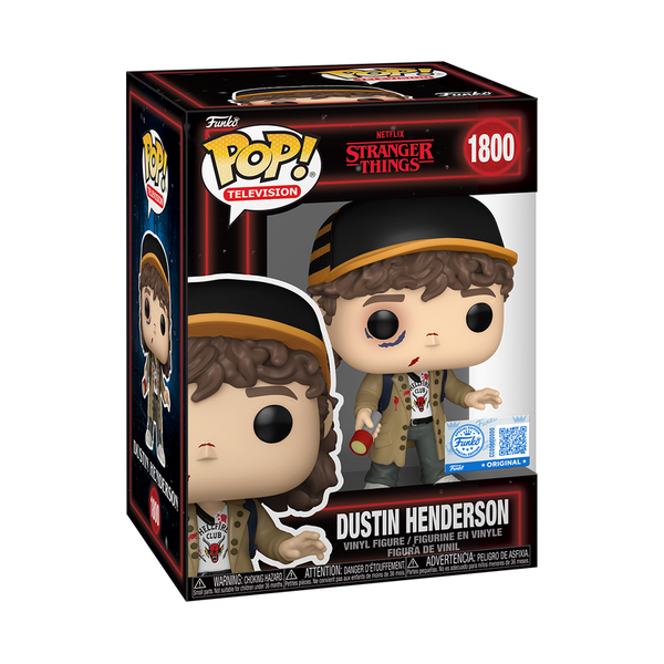 Funko POP! Television: The Stanger Things #1800 - Dustin Henderson (Hot Topic Exclusive)