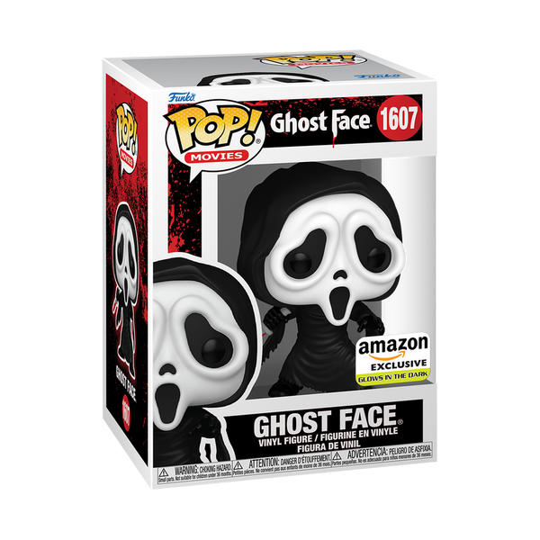 Funko POP! Movies: Ghost Face #1607 - Ghost Face (GITD) (Amazon Exclusive)