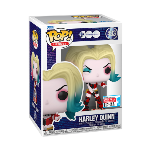 [PRE-ORDER] Funko POP! Heroes: Warner Bros. 100th Anniversary #483 - Harley Quinn (2023 Fall Convention Exclusive)