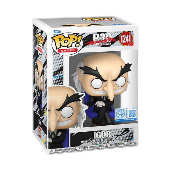 [PRE-ORDER] Funko POP! Games: Persona 30th Anniversary #1241 - Igor (Funko Shop Exclusive)