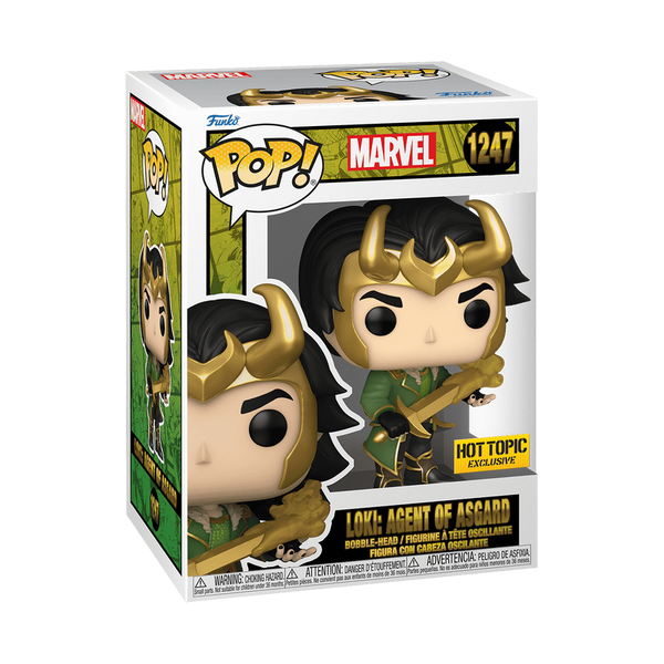 Funko POP! Marvel: Loki #1247 - Loki: Agent of Asgard (Hot Topic Exclusive)