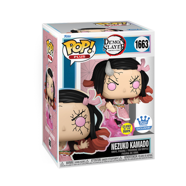 Funko POP! Plus: Demon Slayer #1663 - Nezuko Kamado (GITD) (Funko Shop Exclusive)