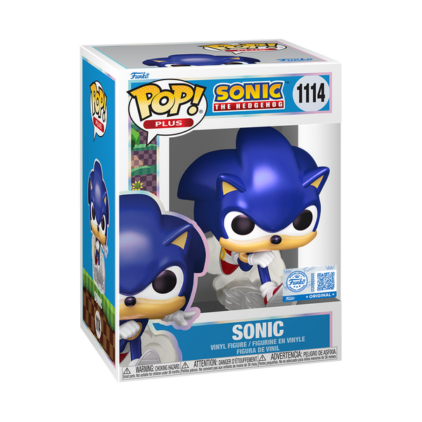 Funko POP! Plus: Sonic The Hedgehog #1114 - Sonic (Pearlescent) (Specialty Series Exclusive)