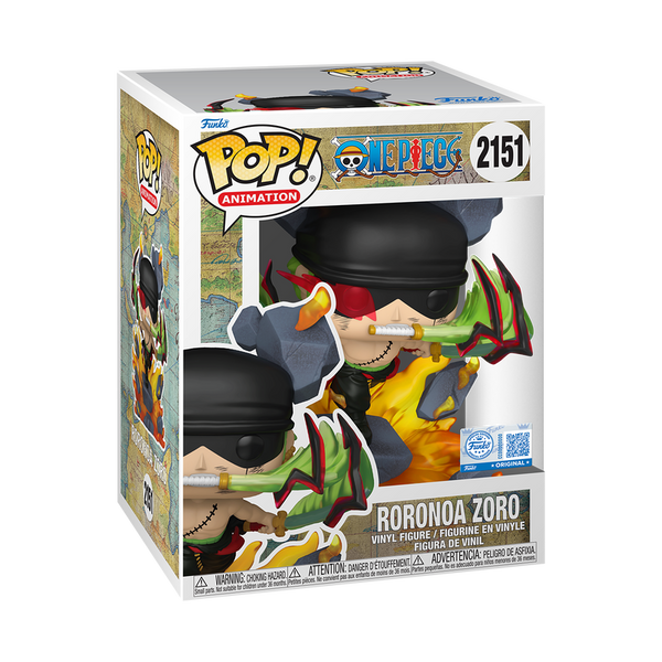 Funko POP! Animation: One Piece #2151 - Roronoa Zoro (Amazon Exclusive)