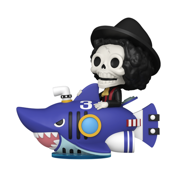 Funko POP! Rides: One Piece #141 - Brook with SharkSubmerge (2025 Fall Convention Exclusive)