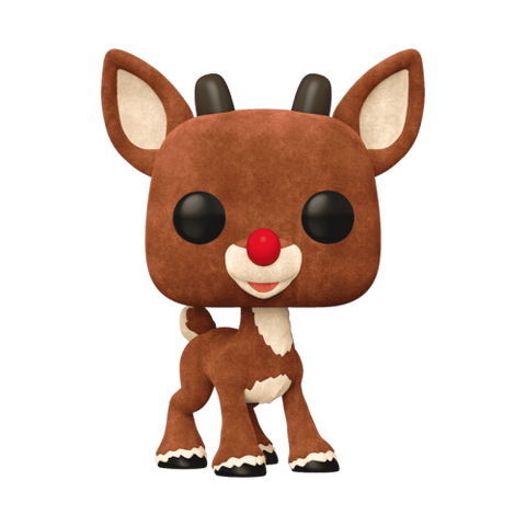 Funko POP! Movies: Rudolph The Red Nosed Reindeer #1260 - Rudolph (Flocked) (Amazon Exclusive)