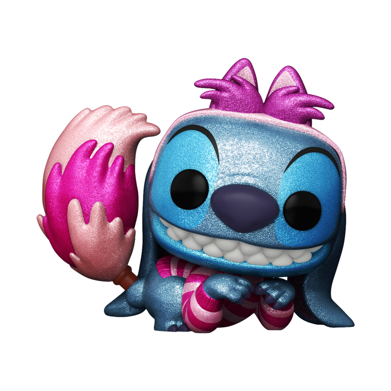 Funko POP! Disney: Stitch in Costume #1460 - Stitch as Cheshire Cat (Glitter) (BAM Exclusive)