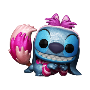 Funko POP! Disney: Stitch in Costume #1460 - Stitch as Cheshire Cat (Glitter) (BAM Exclusive)