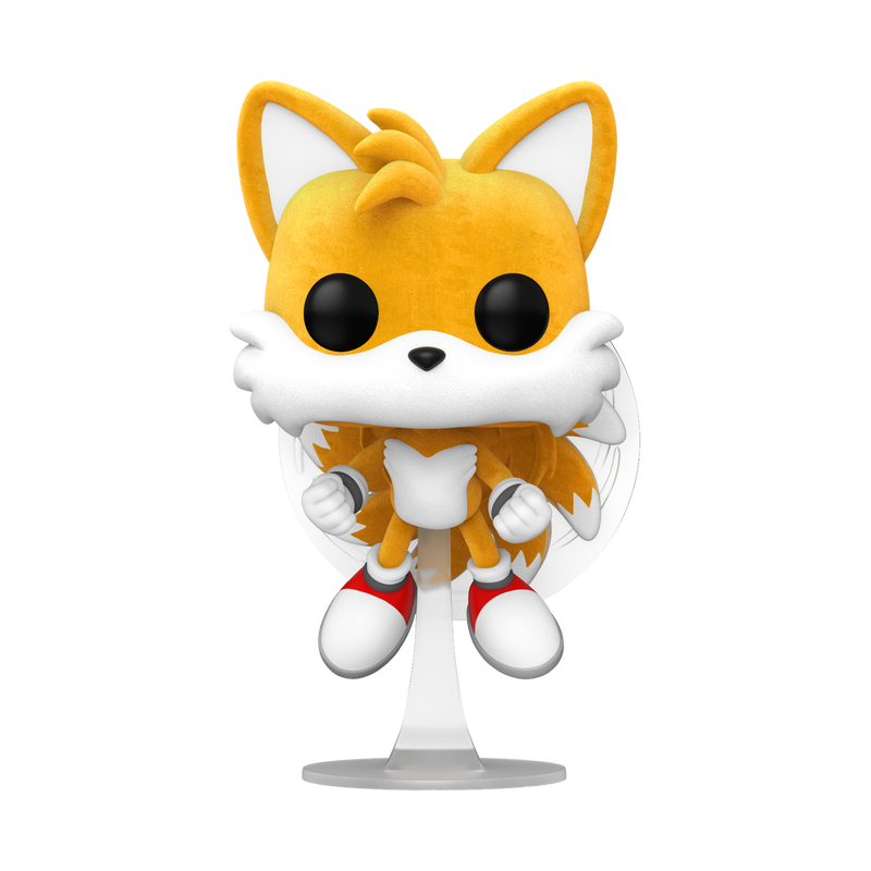 Funko POP! Games: Sonic The Hedgehog #978 - Tails (Flocked) (Chase) (Specialty Series Exclusive)