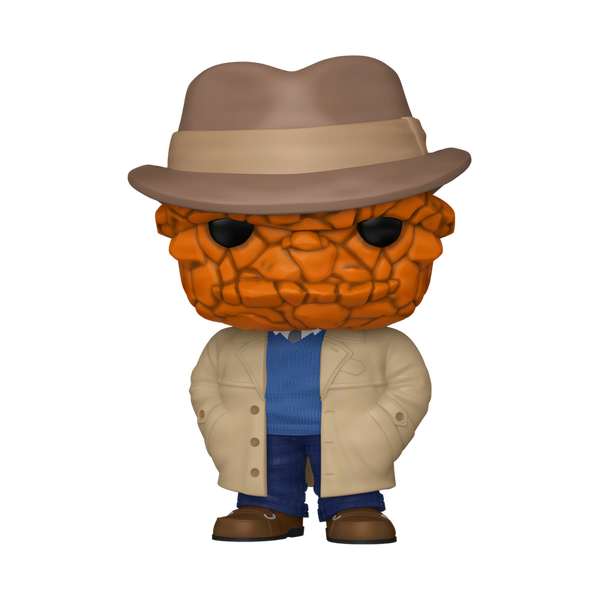 Funko POP! Marvel: The Fantastic Four: First Steps #1524 - The Thing (Trench Coat) (Entertainment Earth Exclusive)