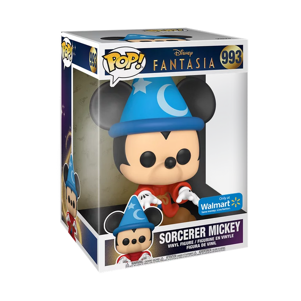 Funko POP! Disney: Fantasia 80th - 10" Sorcerer Mickey (Walmart Exclusive)